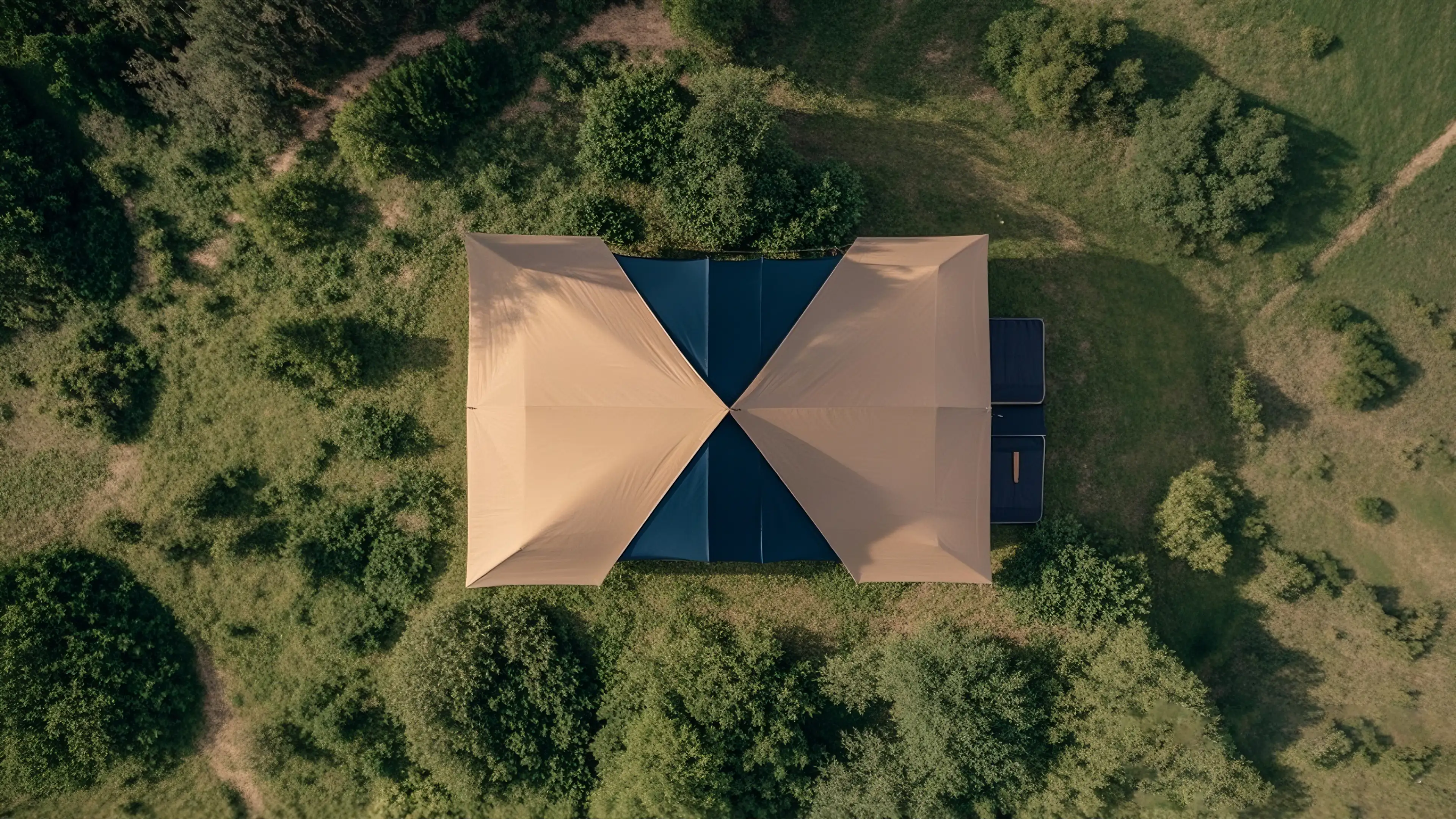 帐篷，天幕，俯视，草地 (1)