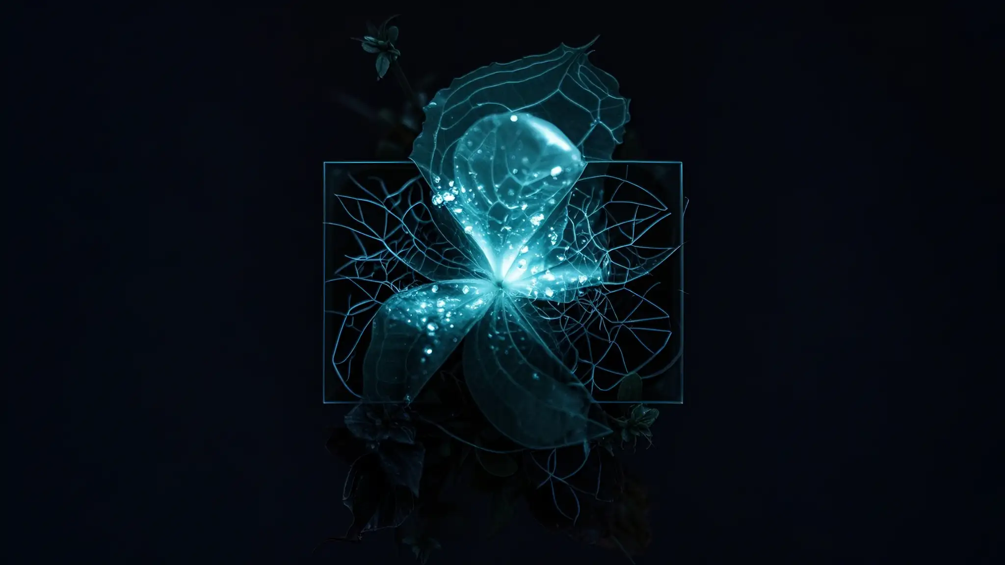 植物，梦幻，黑色 (2)